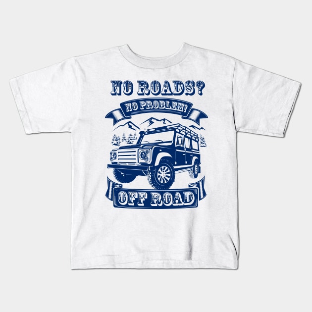 Off road car Kids T-Shirt by designbek